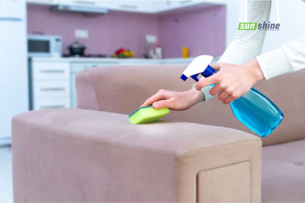 how to clean sofa at home in Riyadh