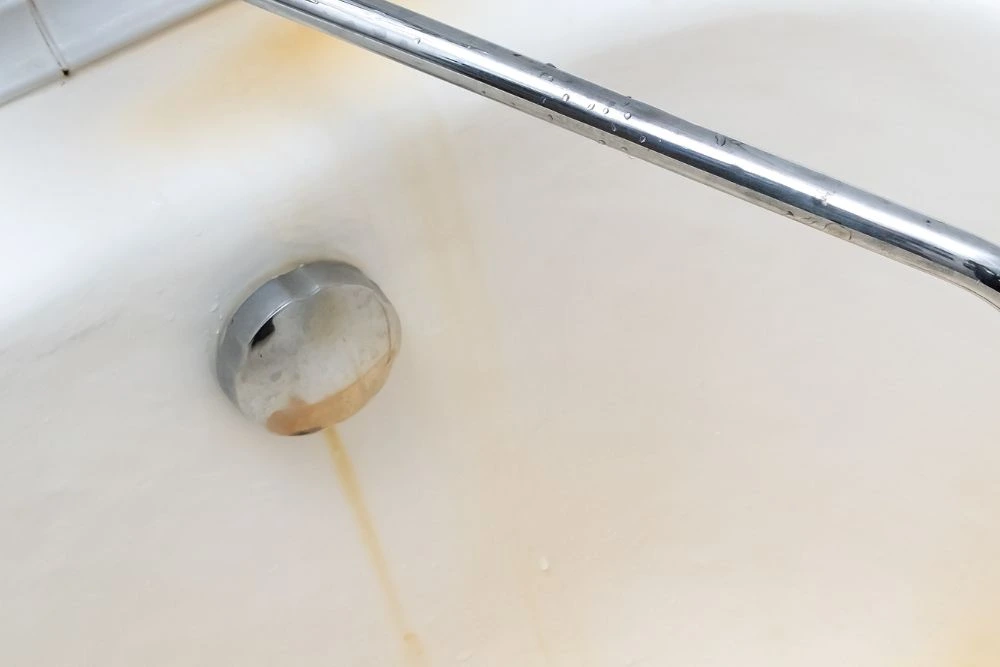 example for hard water stains