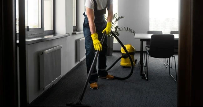 Office carpet cleaning by Sunshine Riyadh
