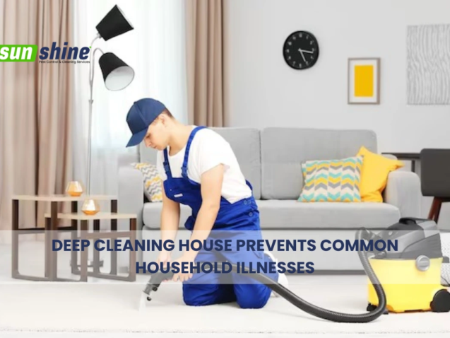 Deep Cleaning House Prevents Household Illnesses