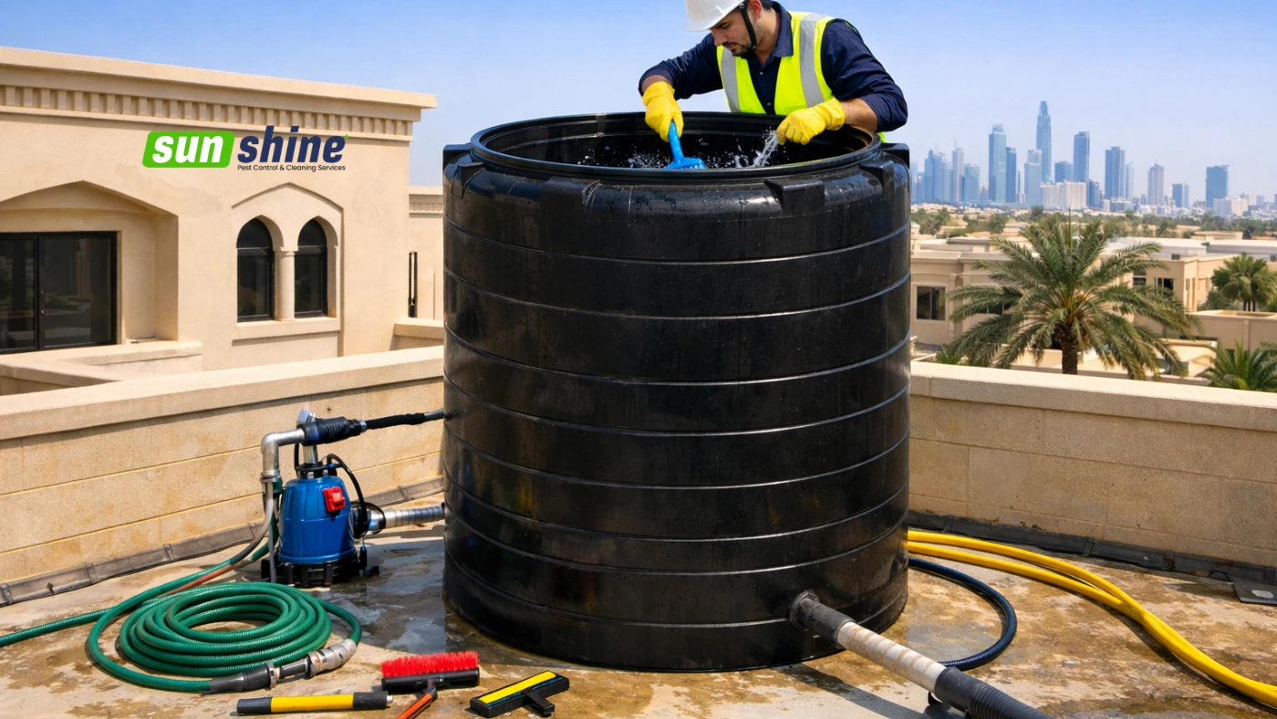 Overhead Tank Cleaning