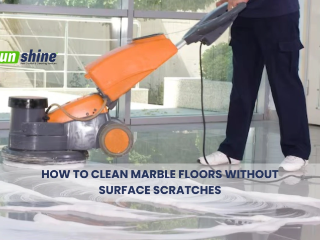 clean marble floors without surface scratches
