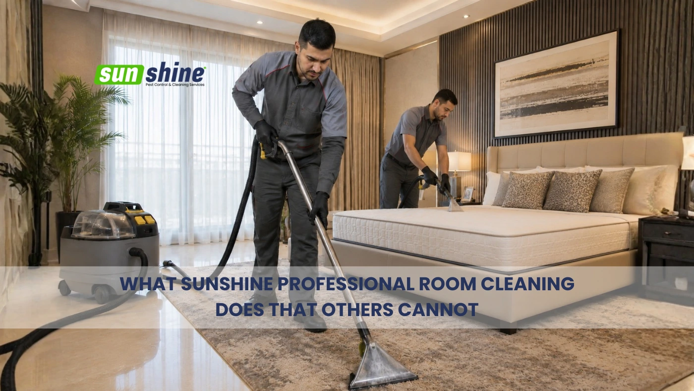 Sunshine professional room cleaning