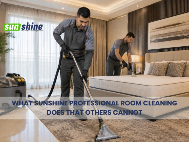 Sunshine professional room cleaning