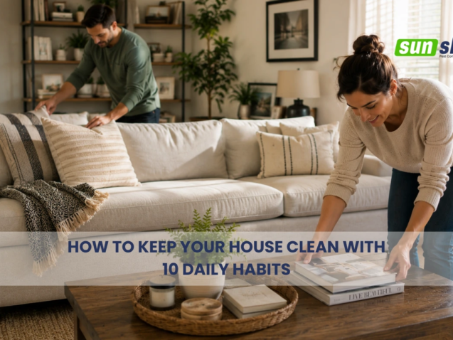 how to keep your house clean
